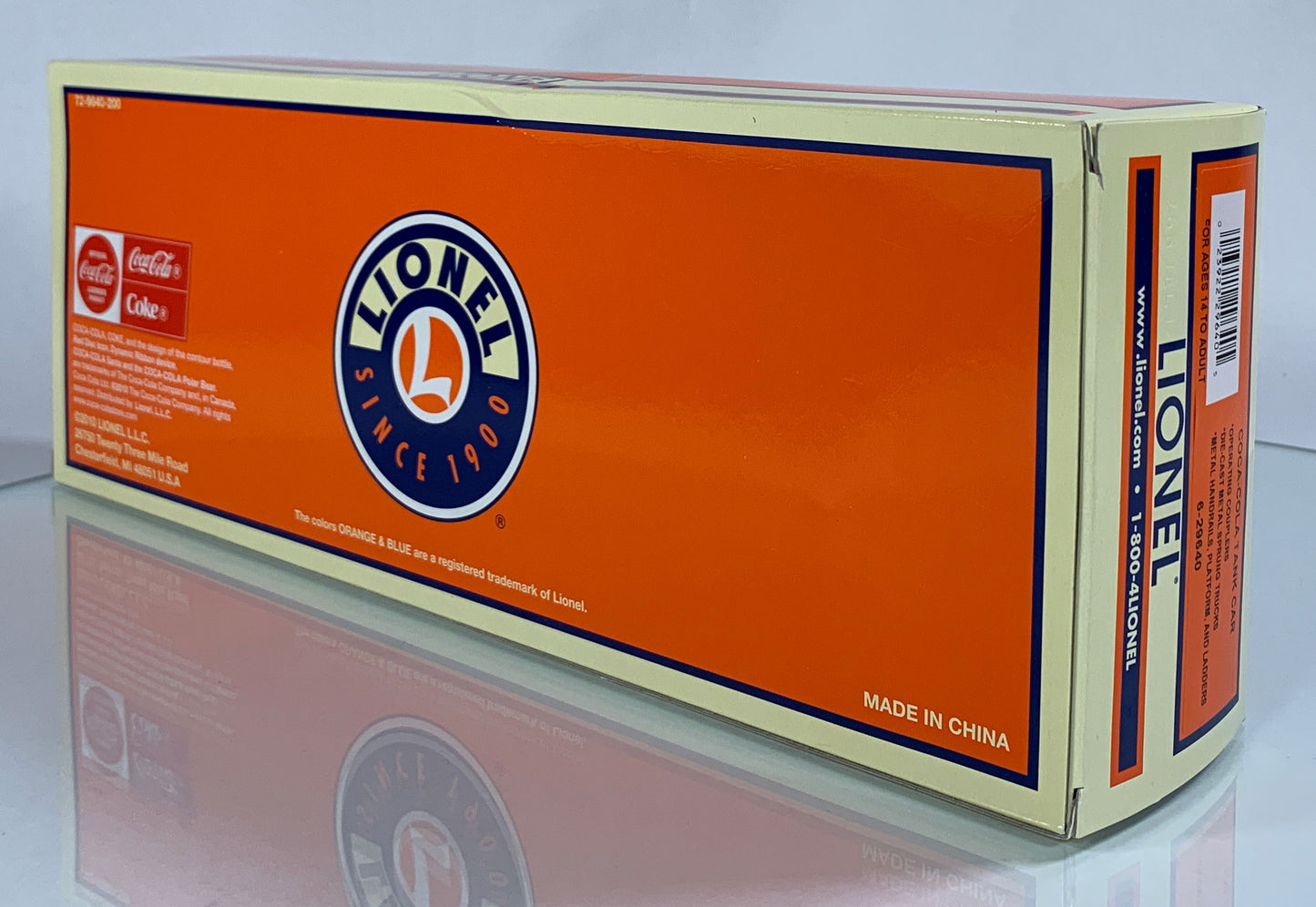 LIONEL • O GAUGE • 2010 Coca-Cola Tank Car 6-29640 • NEW OLD STOCK