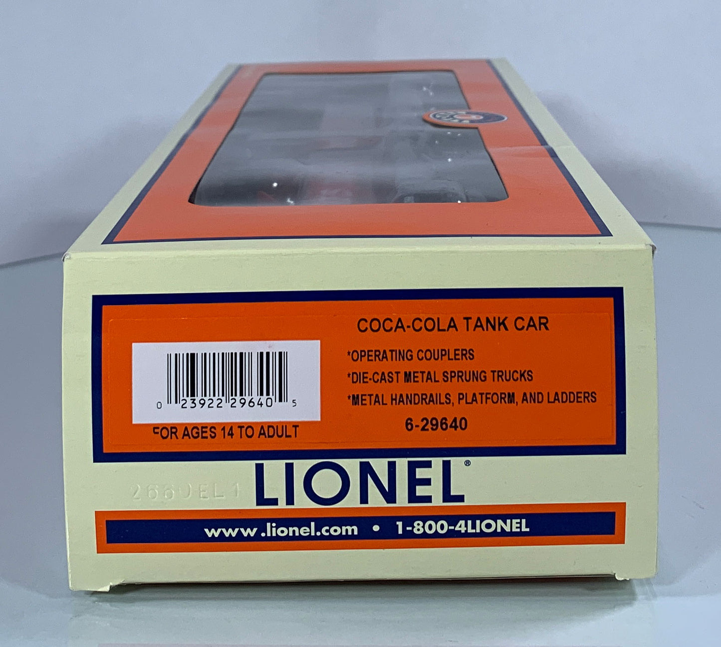LIONEL • O GAUGE • 2010 Coca-Cola Tank Car 6-29640 • NEW OLD STOCK