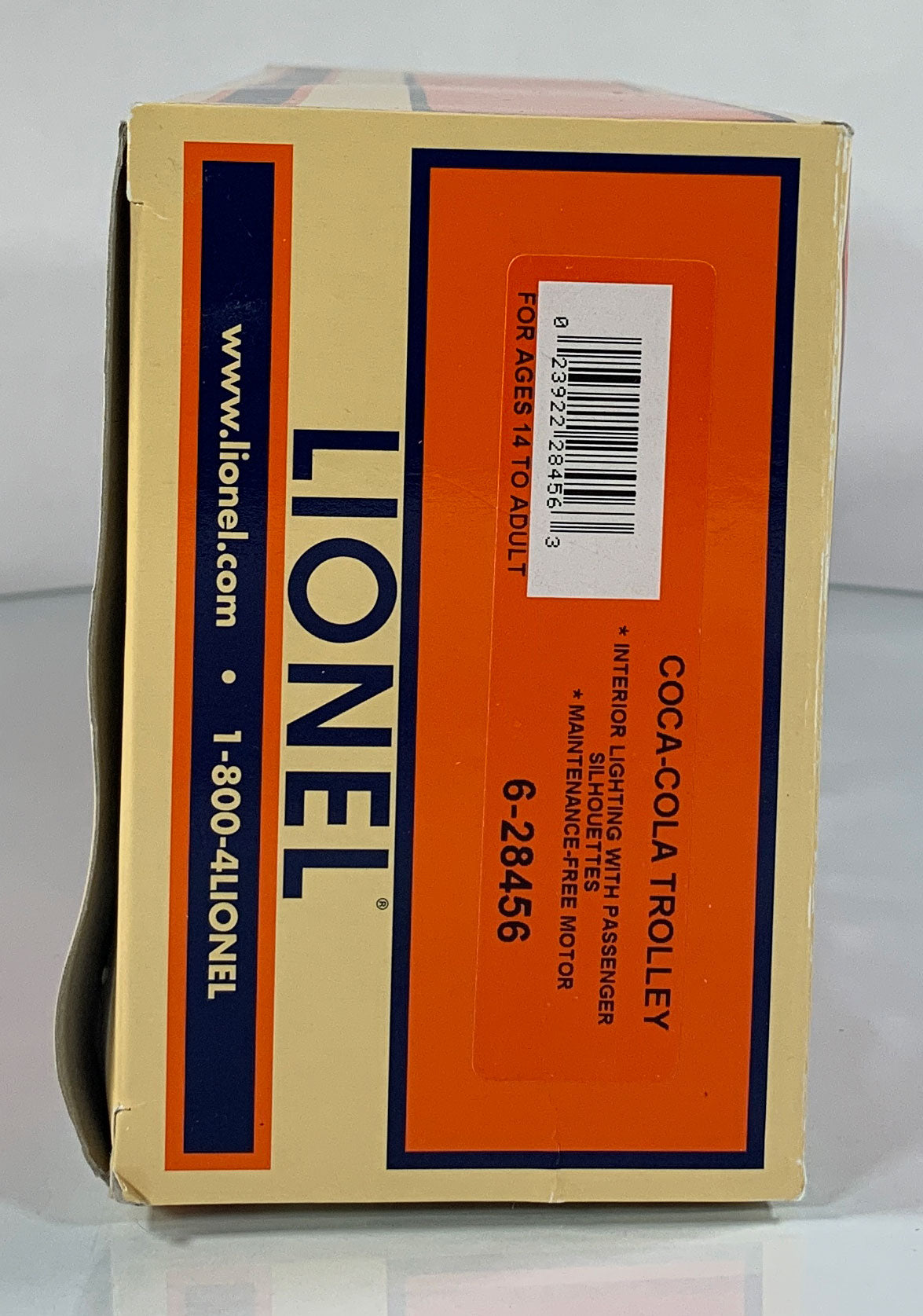 LIONEL • O GAUGE • 2010 Coca-Cola Trolley 6-28456 • NEW OLD STOCK