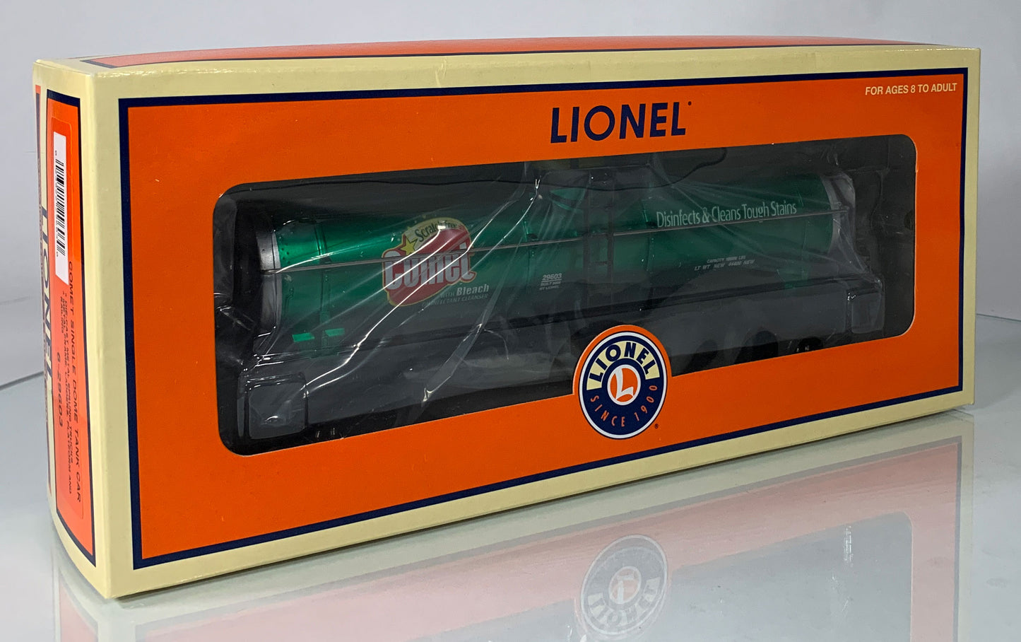 LIONEL • O GAUGE • 2005 Comet Single Dome Tank Car 6-29603 • NEW OLD STOCK