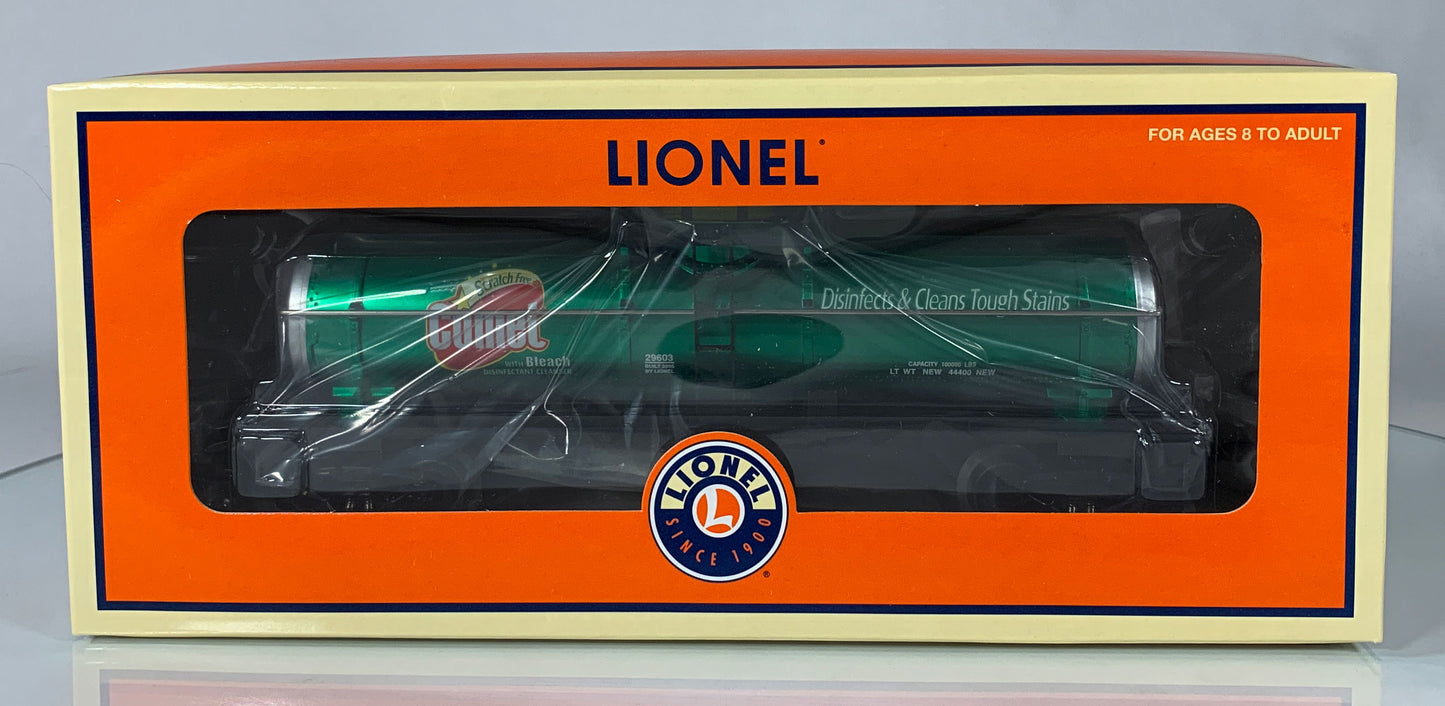 LIONEL • O GAUGE • 2005 Comet Single Dome Tank Car 6-29603 • NEW OLD STOCK