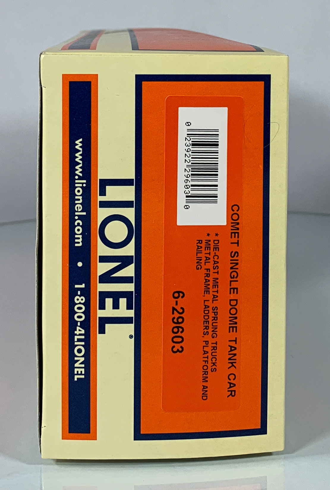 LIONEL • O GAUGE • 2005 Comet Single Dome Tank Car 6-29603 • NEW OLD STOCK