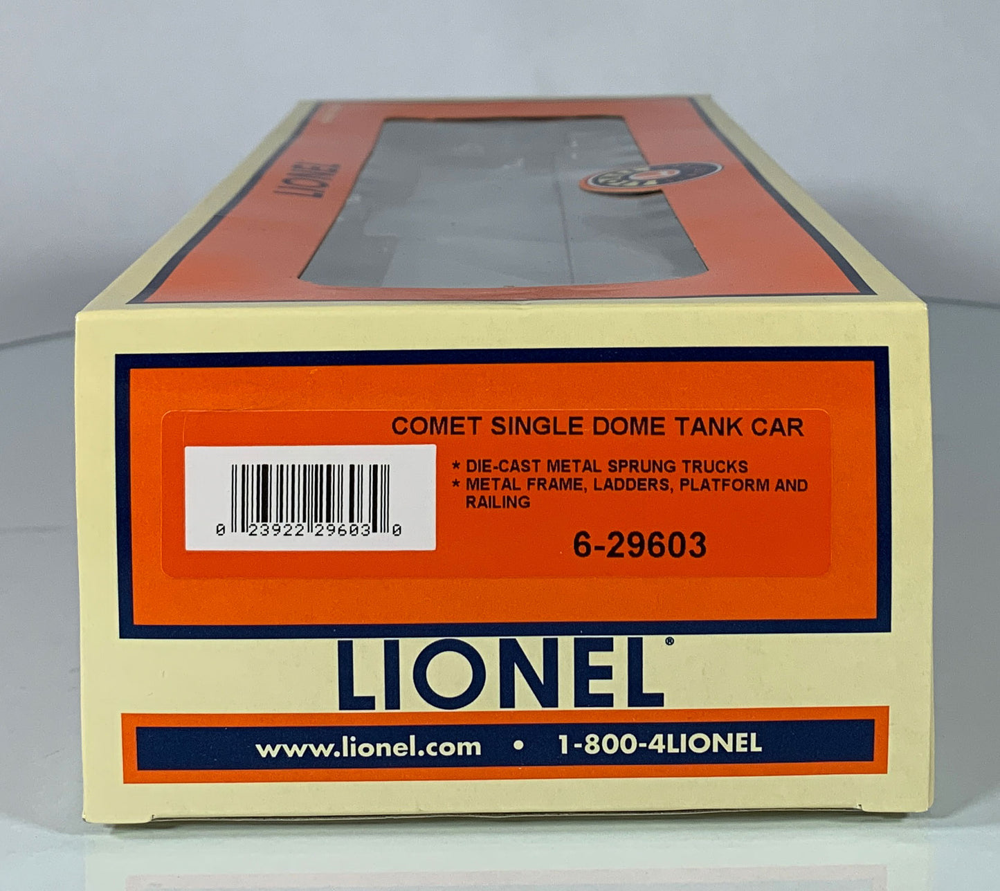 LIONEL • O GAUGE • 2005 Comet Single Dome Tank Car 6-29603 • NEW OLD STOCK