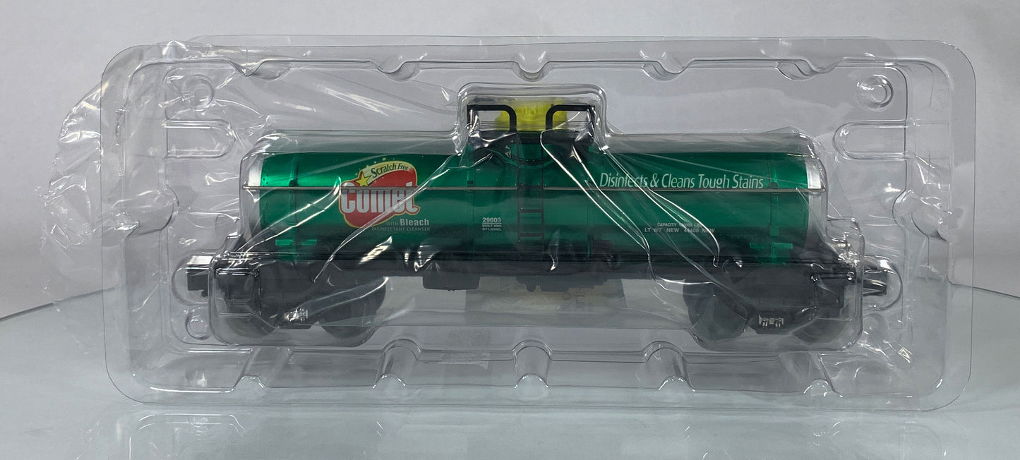 LIONEL • O GAUGE • 2005 Comet Single Dome Tank Car 6-29603 • NEW OLD STOCK