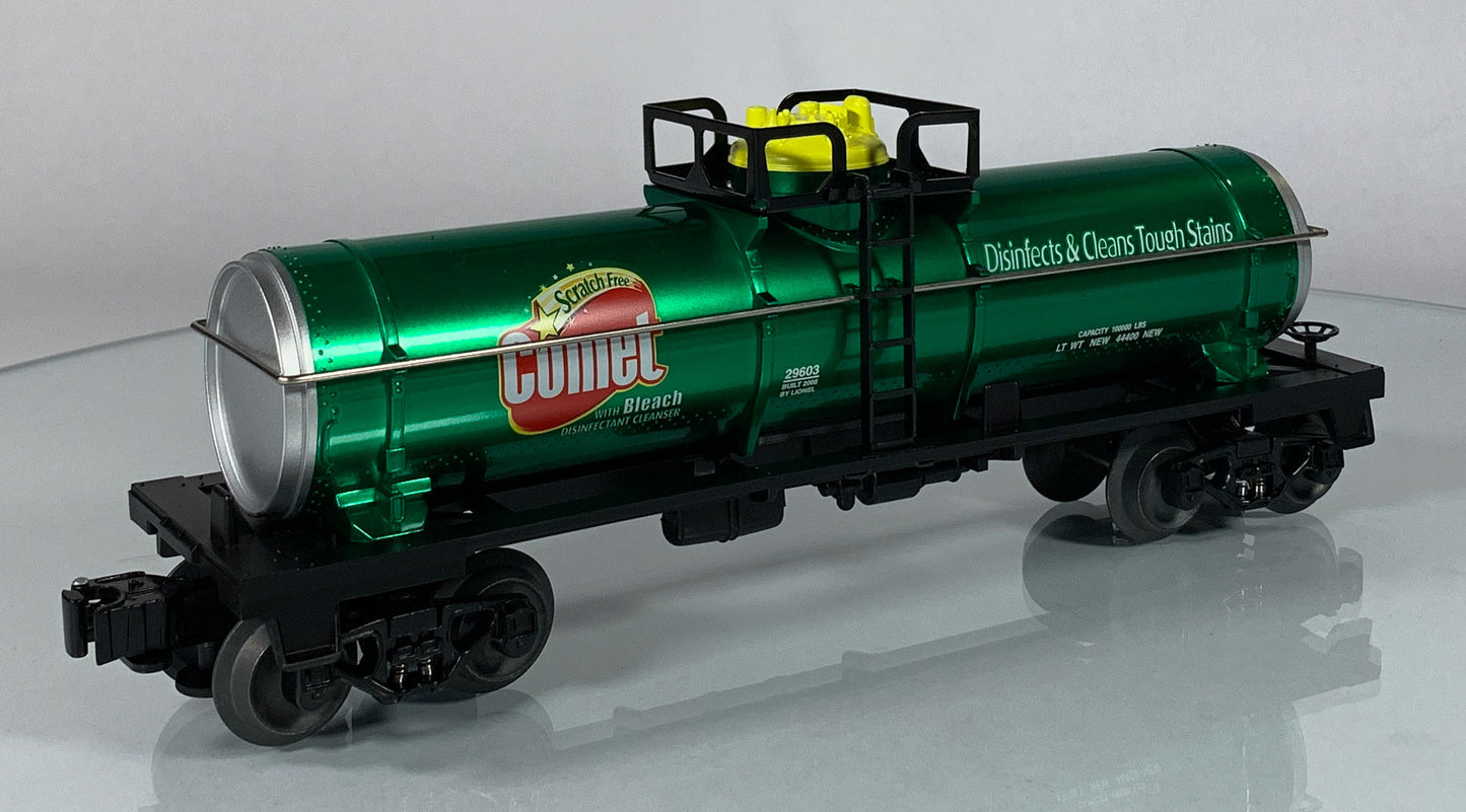 LIONEL • O GAUGE • 2005 Comet Single Dome Tank Car 6-29603 • NEW OLD STOCK