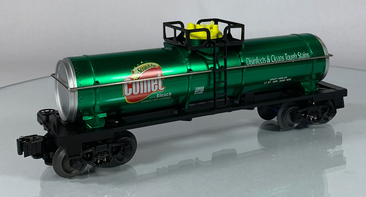 LIONEL • O GAUGE • 2005 Comet Single Dome Tank Car 6-29603 • NEW OLD STOCK