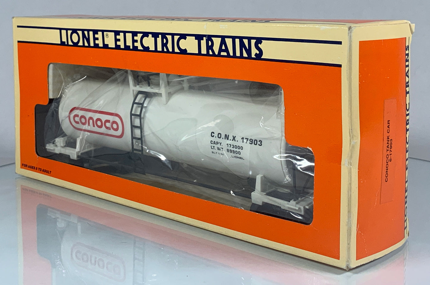 LIONEL • O GAUGE • 1991 Conoco Tank Car 6-17903 • NEW OLD STOCK