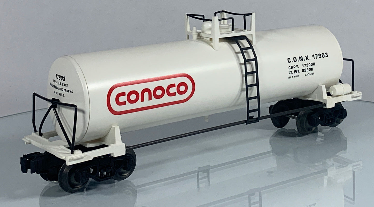 LIONEL • O GAUGE • 1991 Conoco Tank Car 6-17903 • NEW OLD STOCK