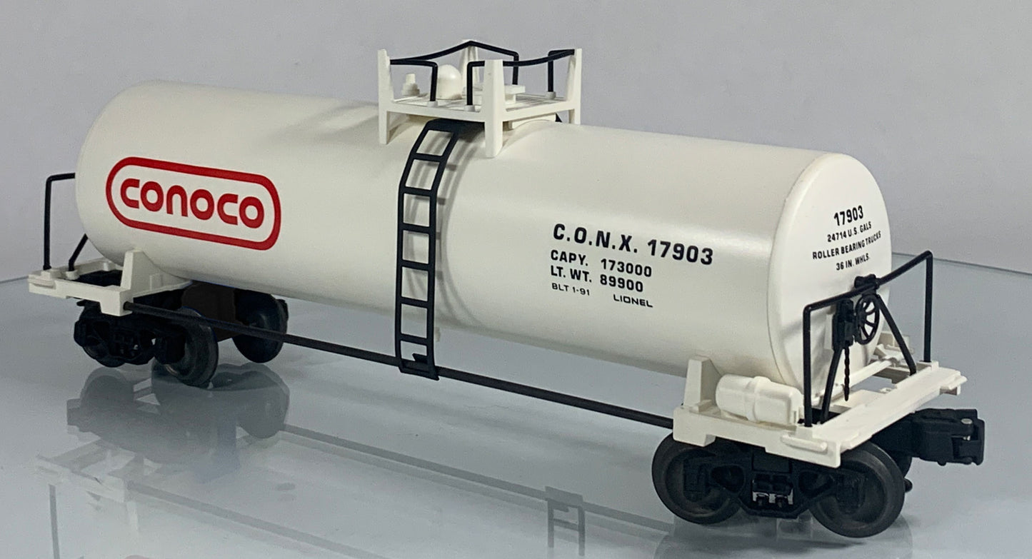 LIONEL • O GAUGE • 1991 Conoco Tank Car 6-17903 • NEW OLD STOCK