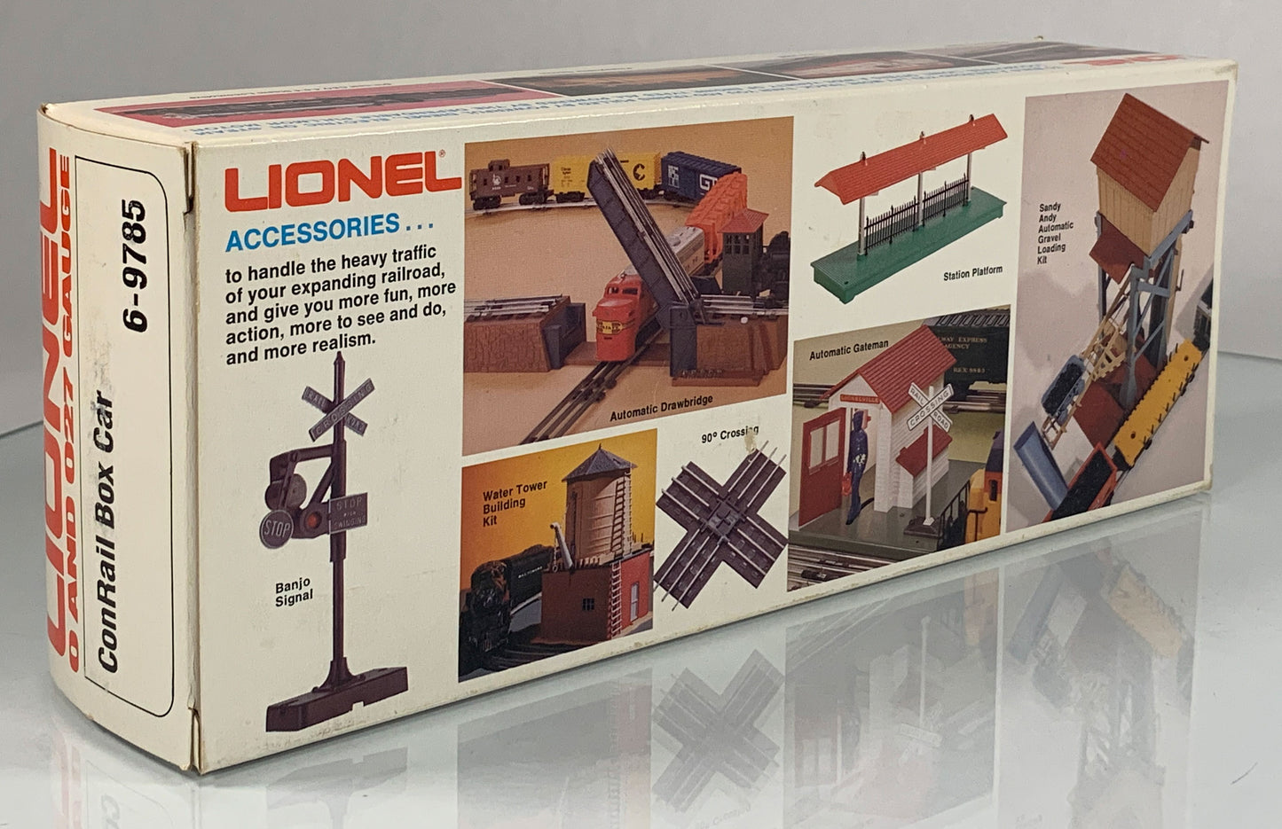 LIONEL • O GAUGE • 1977 Conrail Boxcar 6-9785 • EX COND