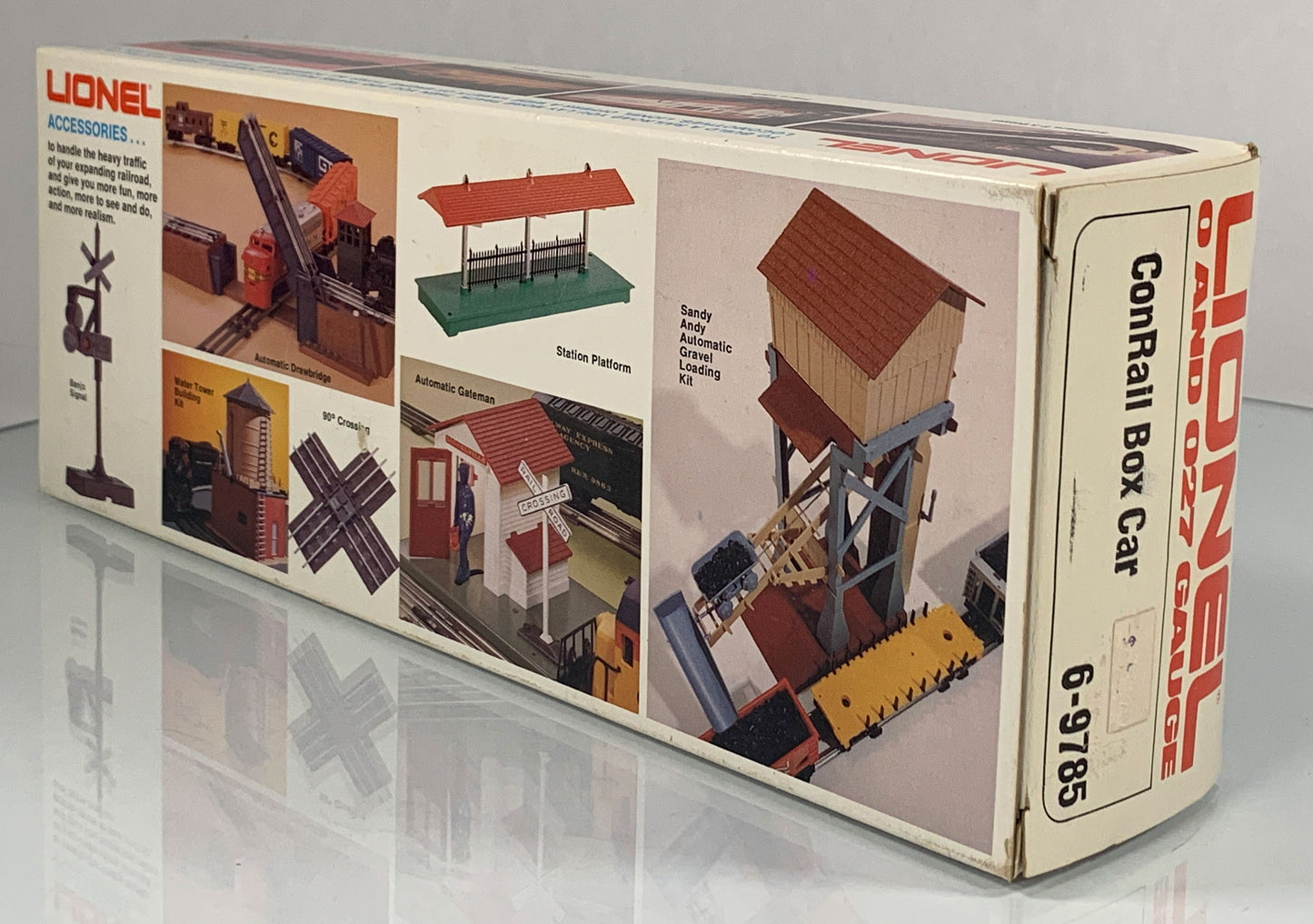 LIONEL • O GAUGE • 1977 Conrail Boxcar 6-9785 • EX COND