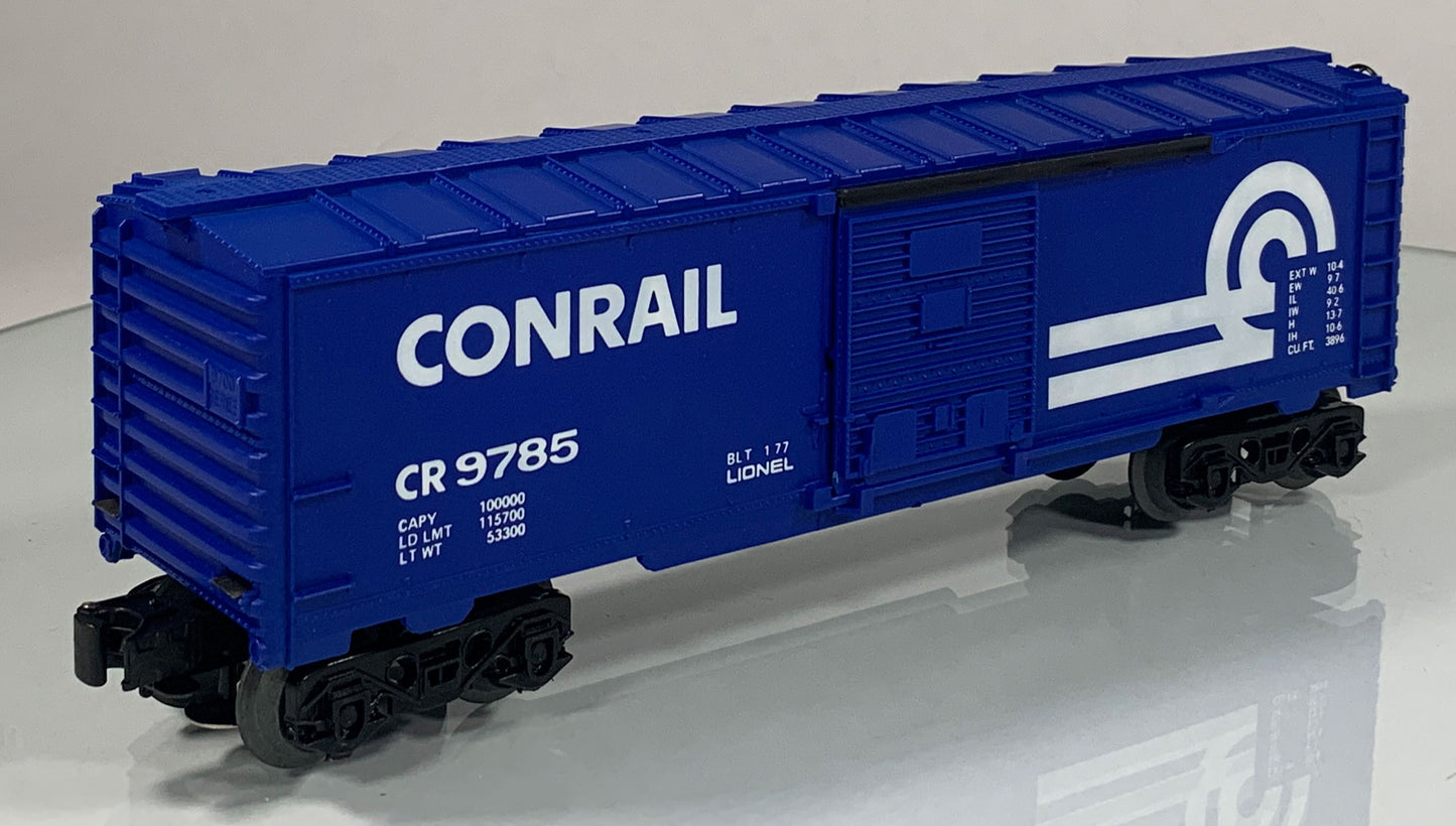 LIONEL • O GAUGE • 1977 Conrail Boxcar 6-9785 • EX COND