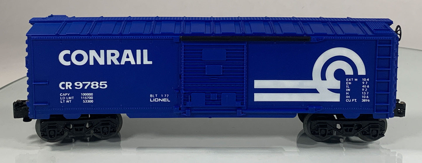 LIONEL • O GAUGE • 1977 Conrail Boxcar 6-9785 • EX COND