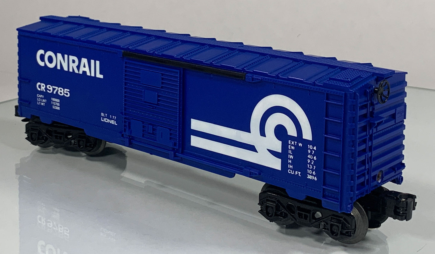 LIONEL • O GAUGE • 1977 Conrail Boxcar 6-9785 • EX COND