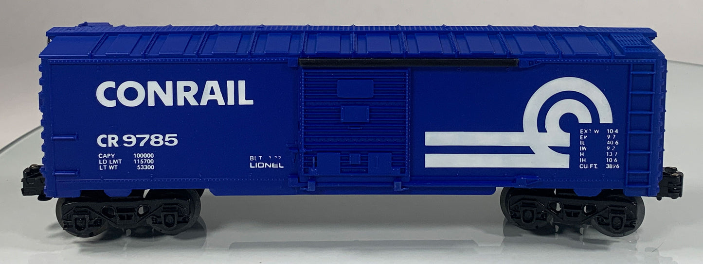 LIONEL • O GAUGE • 1977 Conrail Boxcar 6-9785 • EX COND