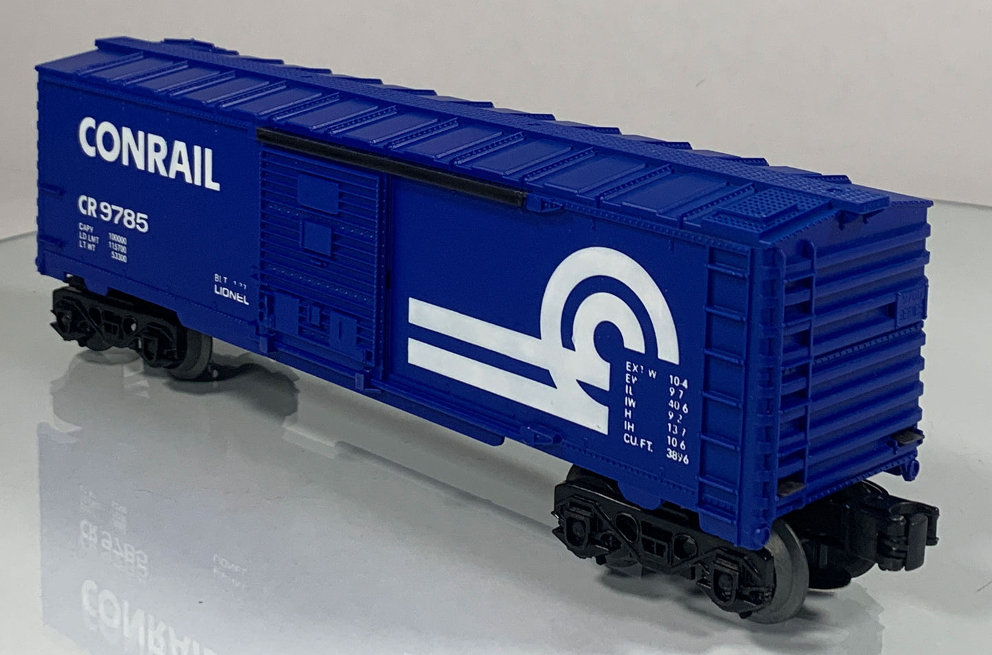 LIONEL • O GAUGE • 1977 Conrail Boxcar 6-9785 • EX COND