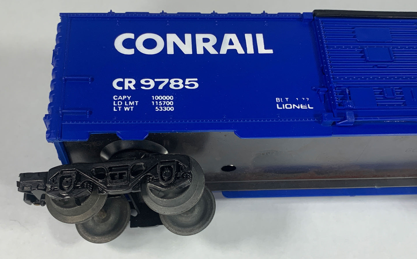 LIONEL • O GAUGE • 1977 Conrail Boxcar 6-9785 • EX COND
