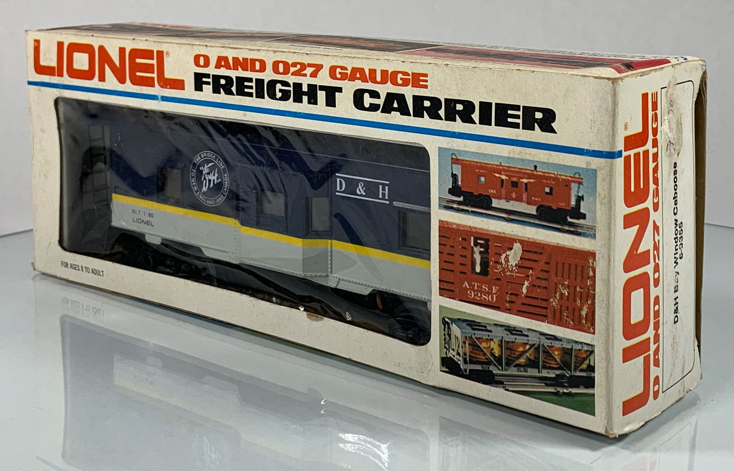 LIONEL • O GAUGE • 1980 Delaware & Hudson Bay Window Caboose 6-9355 • NEW OLD STOCK