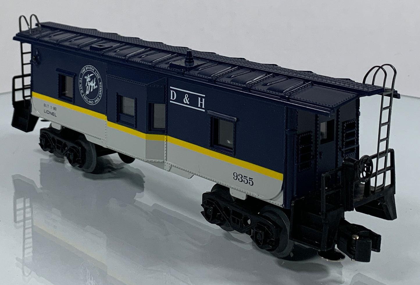 LIONEL • O GAUGE • 1980 Delaware & Hudson Bay Window Caboose 6-9355 • NEW OLD STOCK