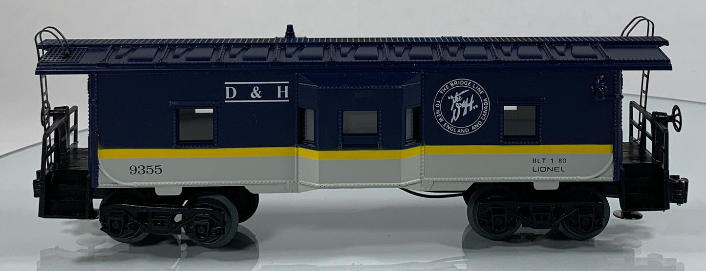 LIONEL • O GAUGE • 1980 Delaware & Hudson Bay Window Caboose 6-9355 • NEW OLD STOCK