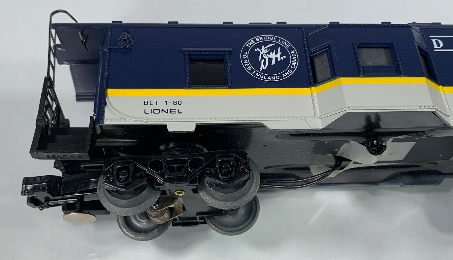 LIONEL • O GAUGE • 1980 Delaware & Hudson Bay Window Caboose 6-9355 • NEW OLD STOCK