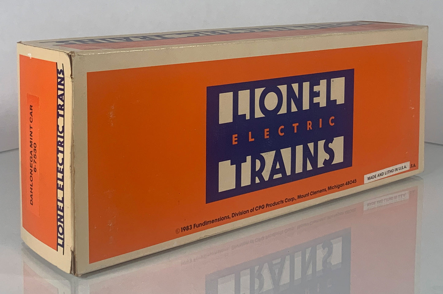 LIONEL • O GAUGE • 1986 Dahlonega Mint Car 6-7530 • NEW OLD STOCK