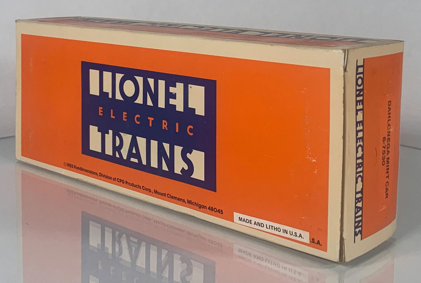 LIONEL • O GAUGE • 1986 Dahlonega Mint Car 6-7530 • NEW OLD STOCK
