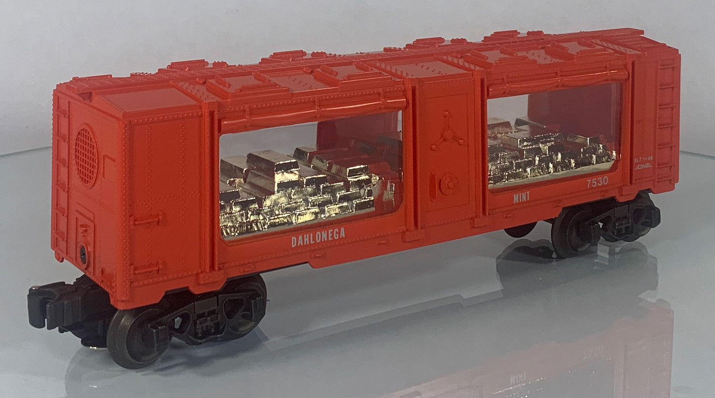 LIONEL • O GAUGE • 1986 Dahlonega Mint Car 6-7530 • NEW OLD STOCK