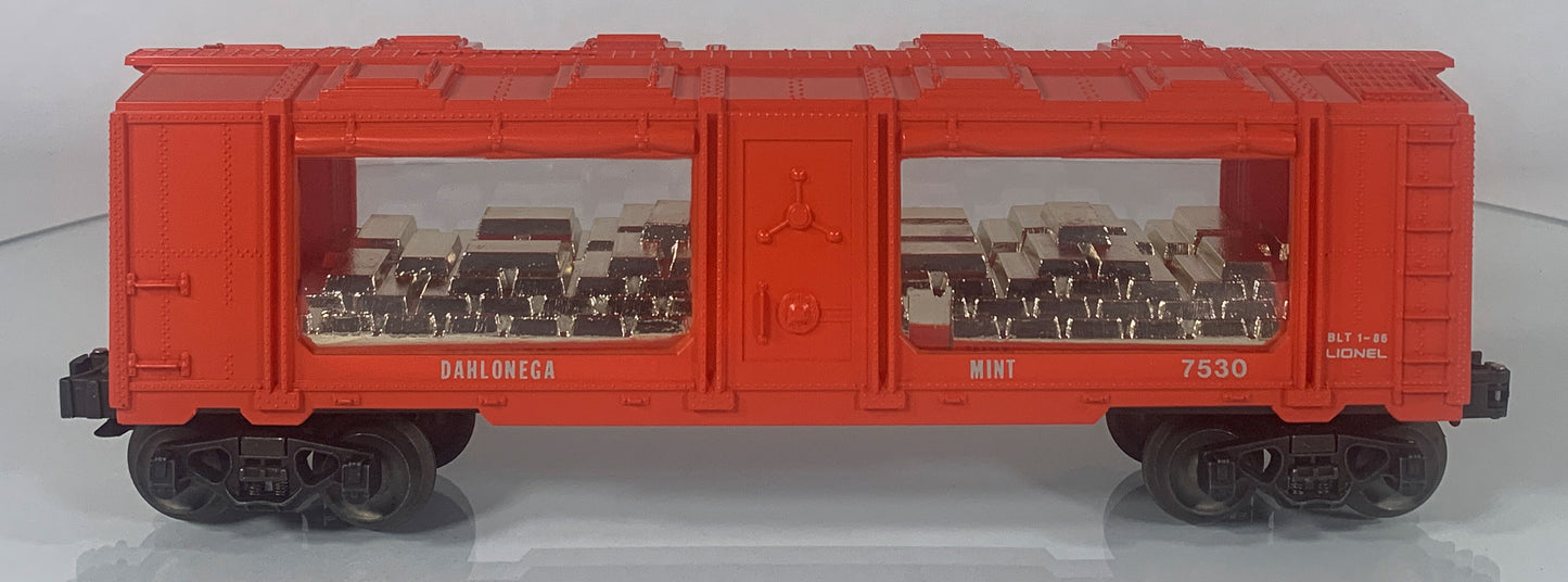 LIONEL • O GAUGE • 1986 Dahlonega Mint Car 6-7530 • NEW OLD STOCK