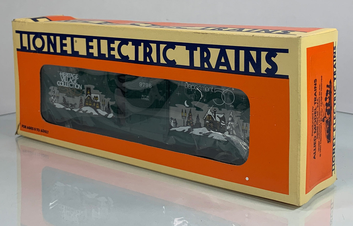 LIONEL • O GAUGE • 1996 Department 56 Heritage Village Boxcar 6-16270 • NEW OLD STOCK
