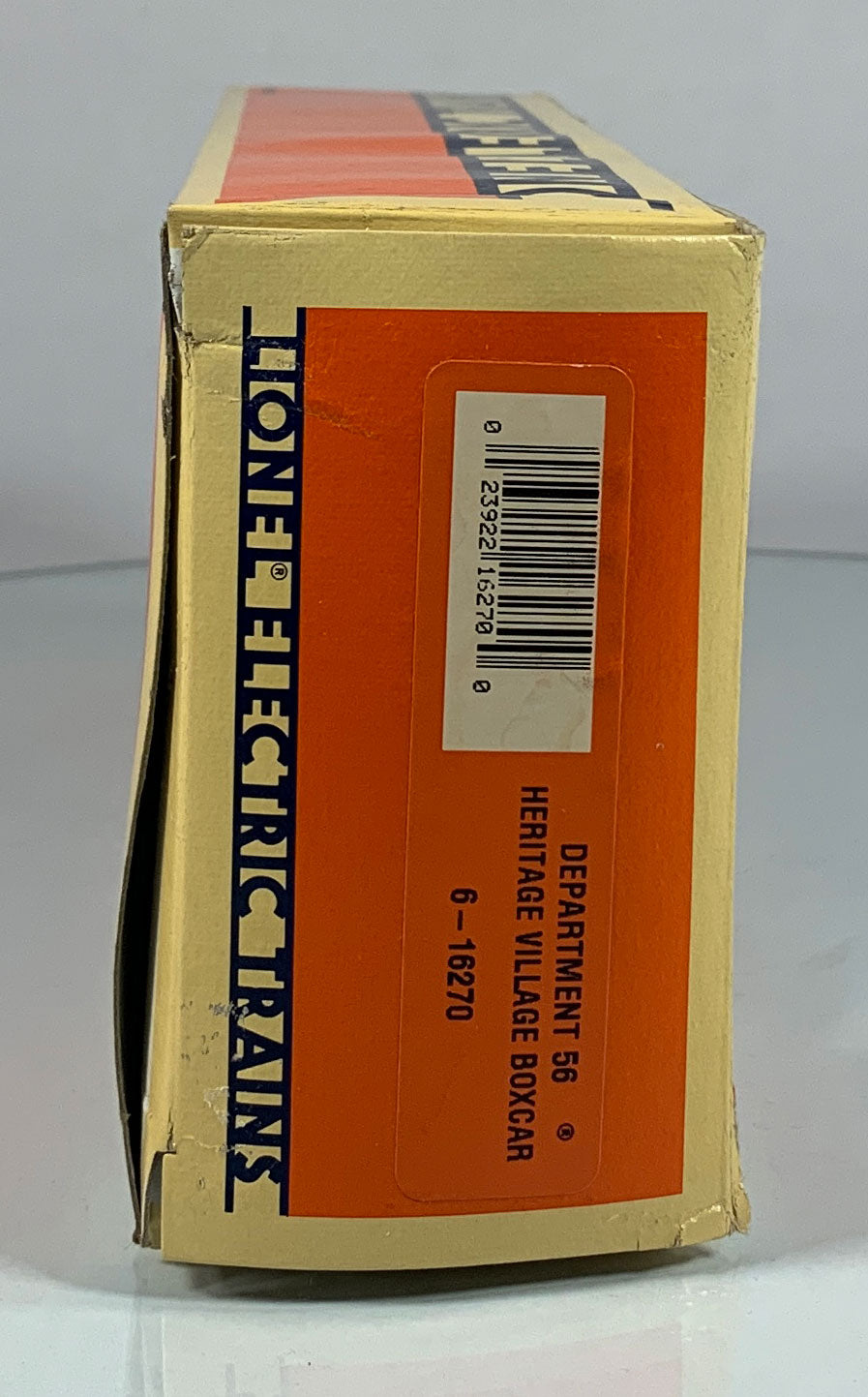 LIONEL • O GAUGE • 1996 Department 56 Heritage Village Boxcar 6-16270 • NEW OLD STOCK