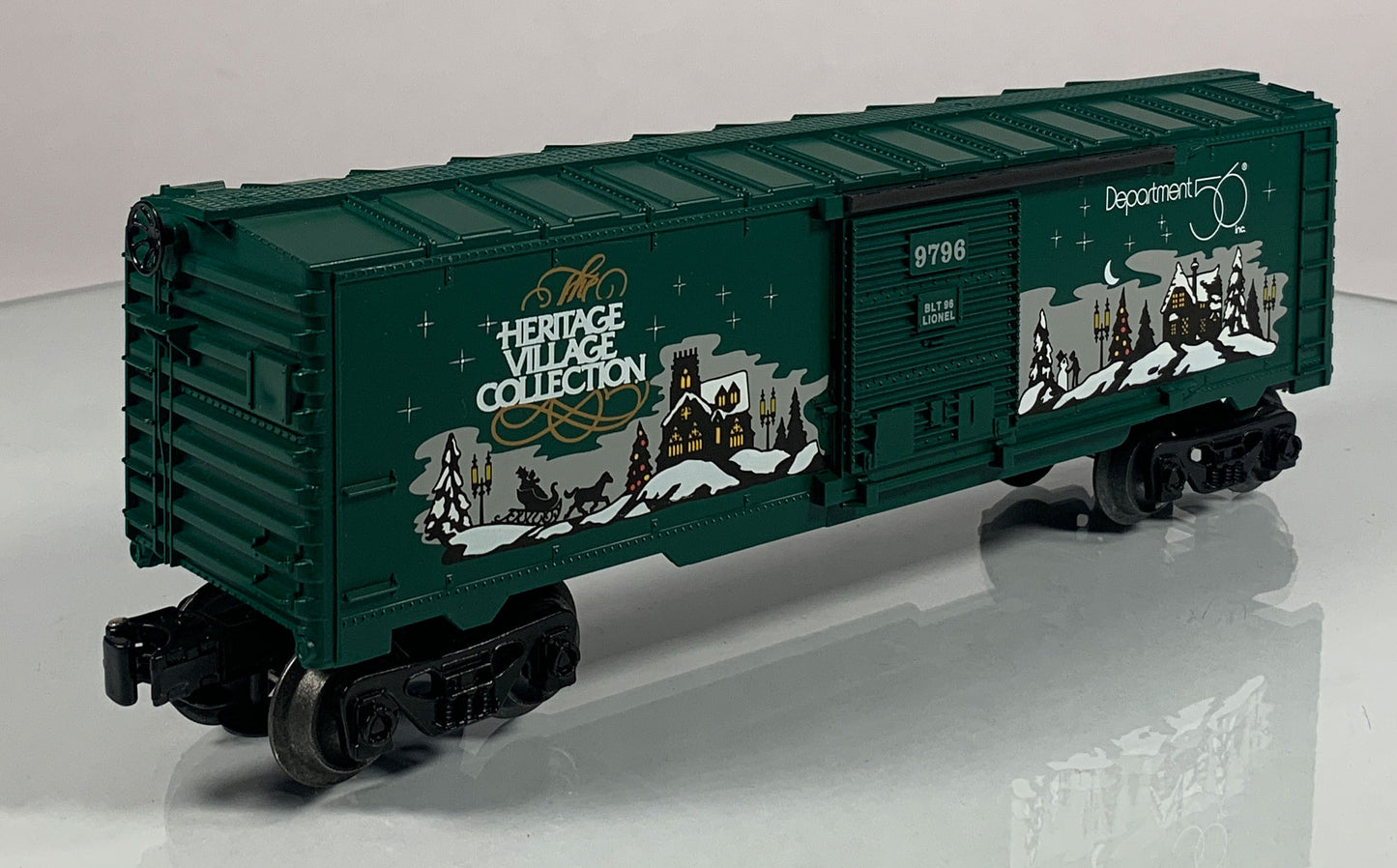 LIONEL • O GAUGE • 1996 Department 56 Heritage Village Boxcar 6-16270 • NEW OLD STOCK