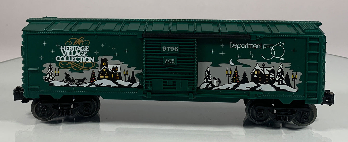 LIONEL • O GAUGE • 1996 Department 56 Heritage Village Boxcar 6-16270 • NEW OLD STOCK