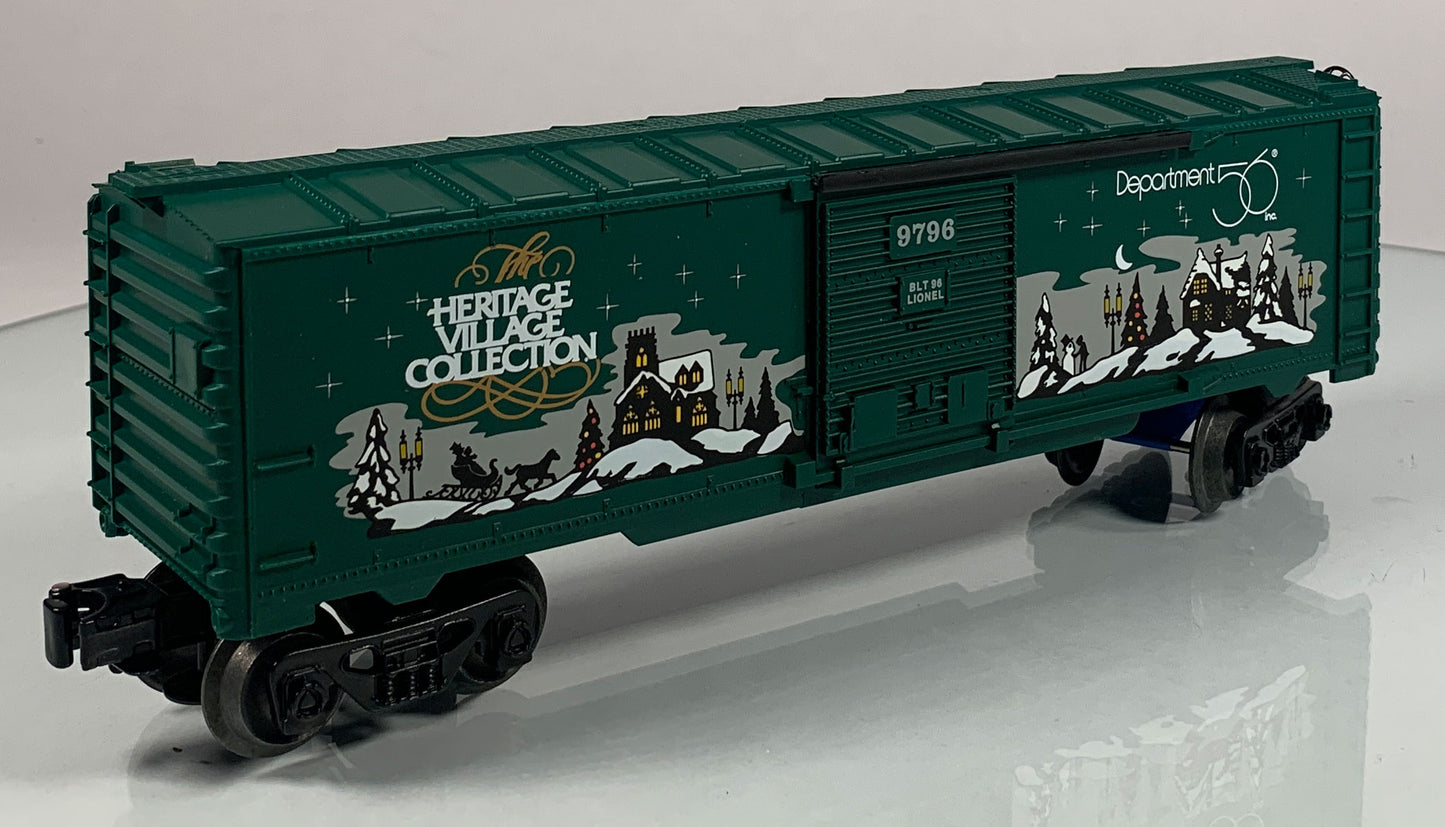 LIONEL • O GAUGE • 1996 Department 56 Heritage Village Boxcar 6-16270 • NEW OLD STOCK