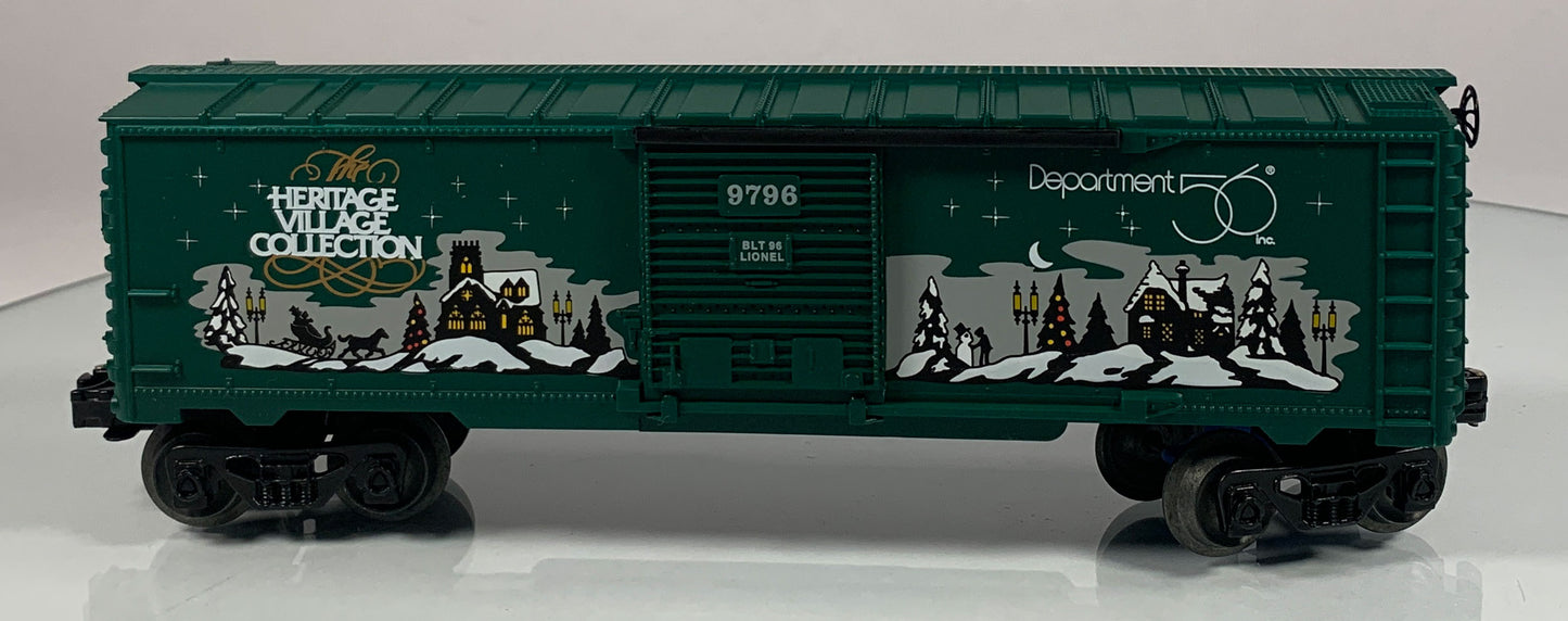 LIONEL • O GAUGE • 1996 Department 56 Heritage Village Boxcar 6-16270 • NEW OLD STOCK