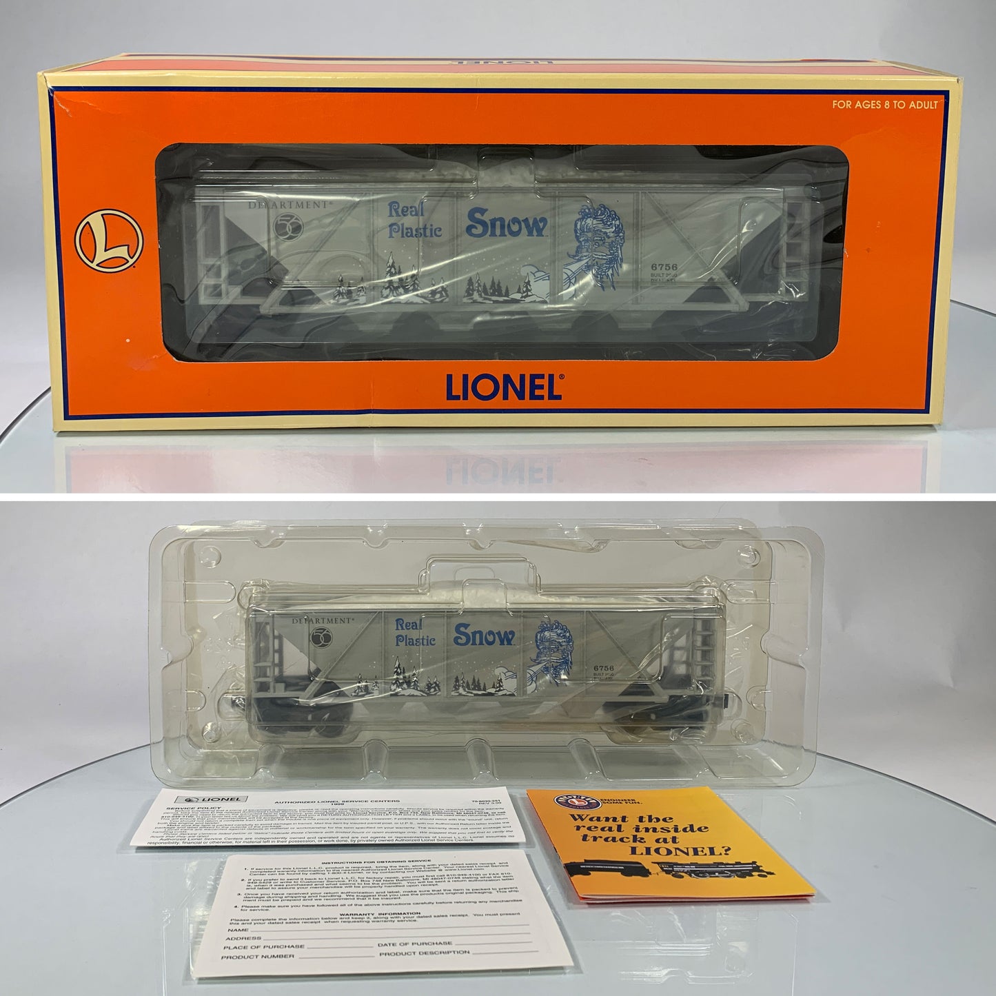 LIONEL • O GAUGE • 2000 Dept 56 Hopper 6-52199 • NEW OLD STOCK