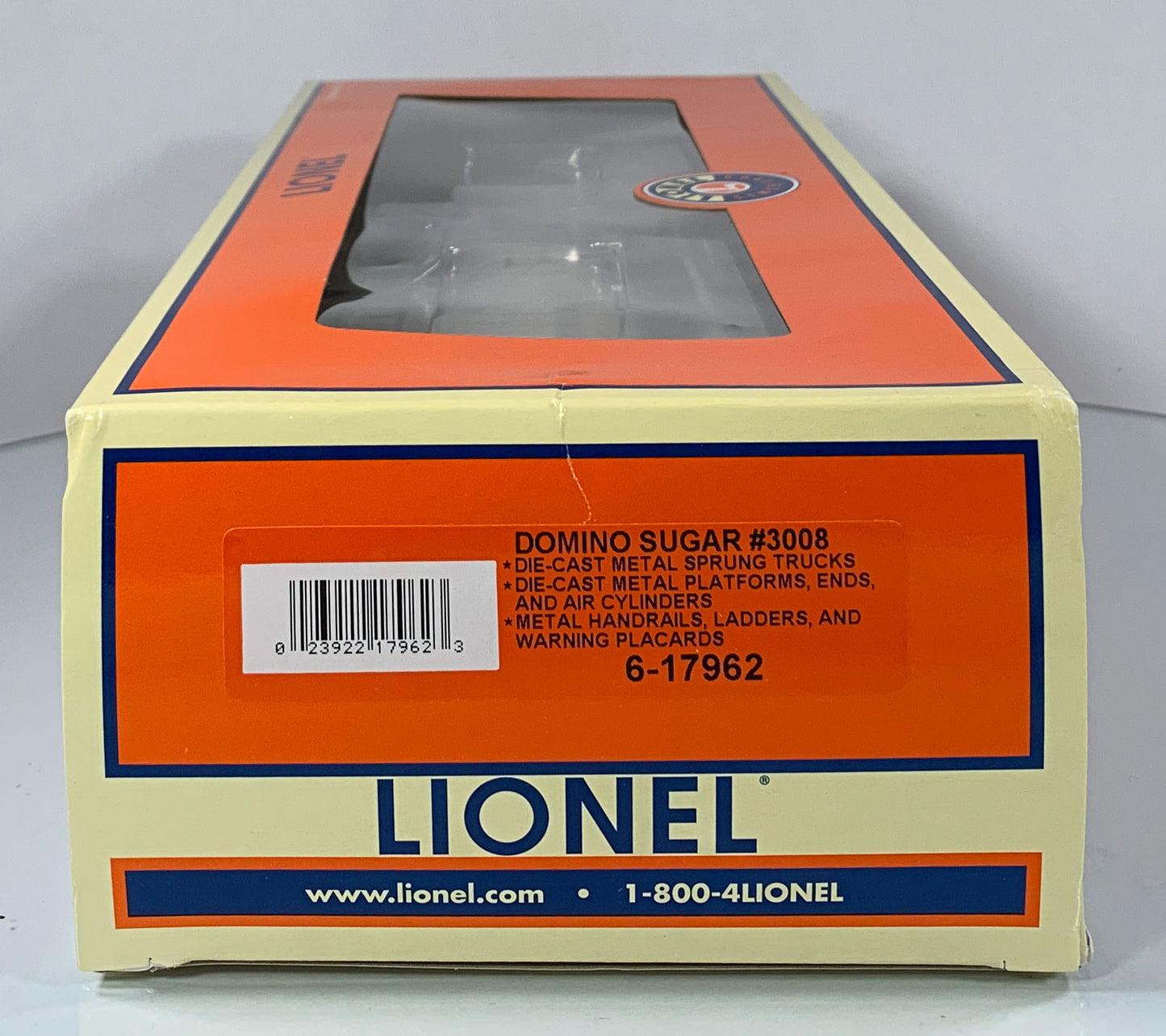 LIONEL • O GAUGE • 2007 Domino Sugar Tank Car 6-17962 • NEW OLD STOCK