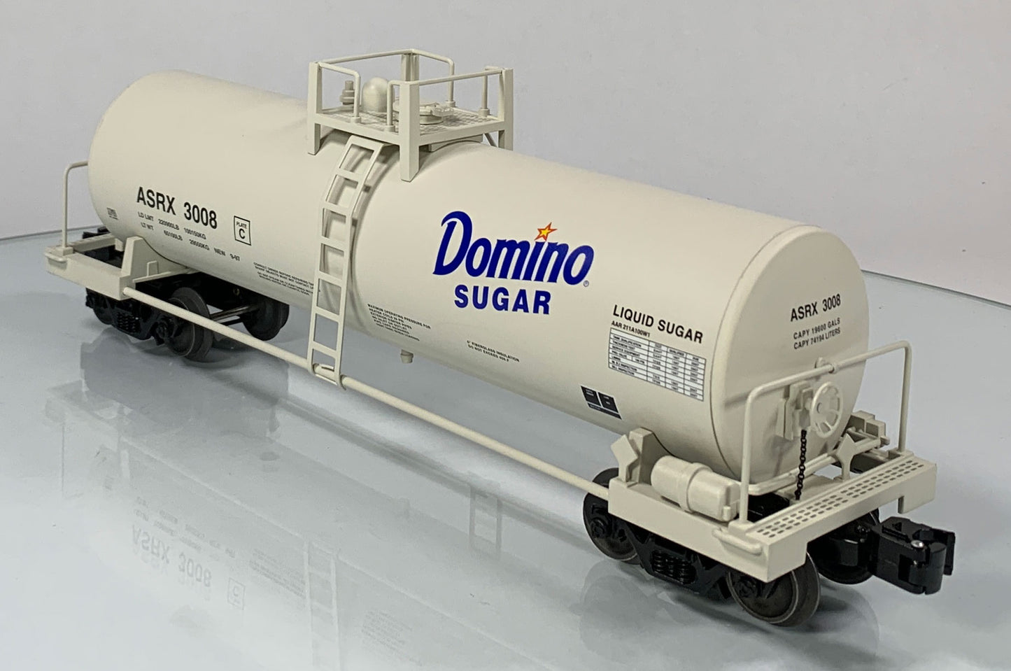 LIONEL • O GAUGE • 2007 Domino Sugar Tank Car 6-17962 • NEW OLD STOCK