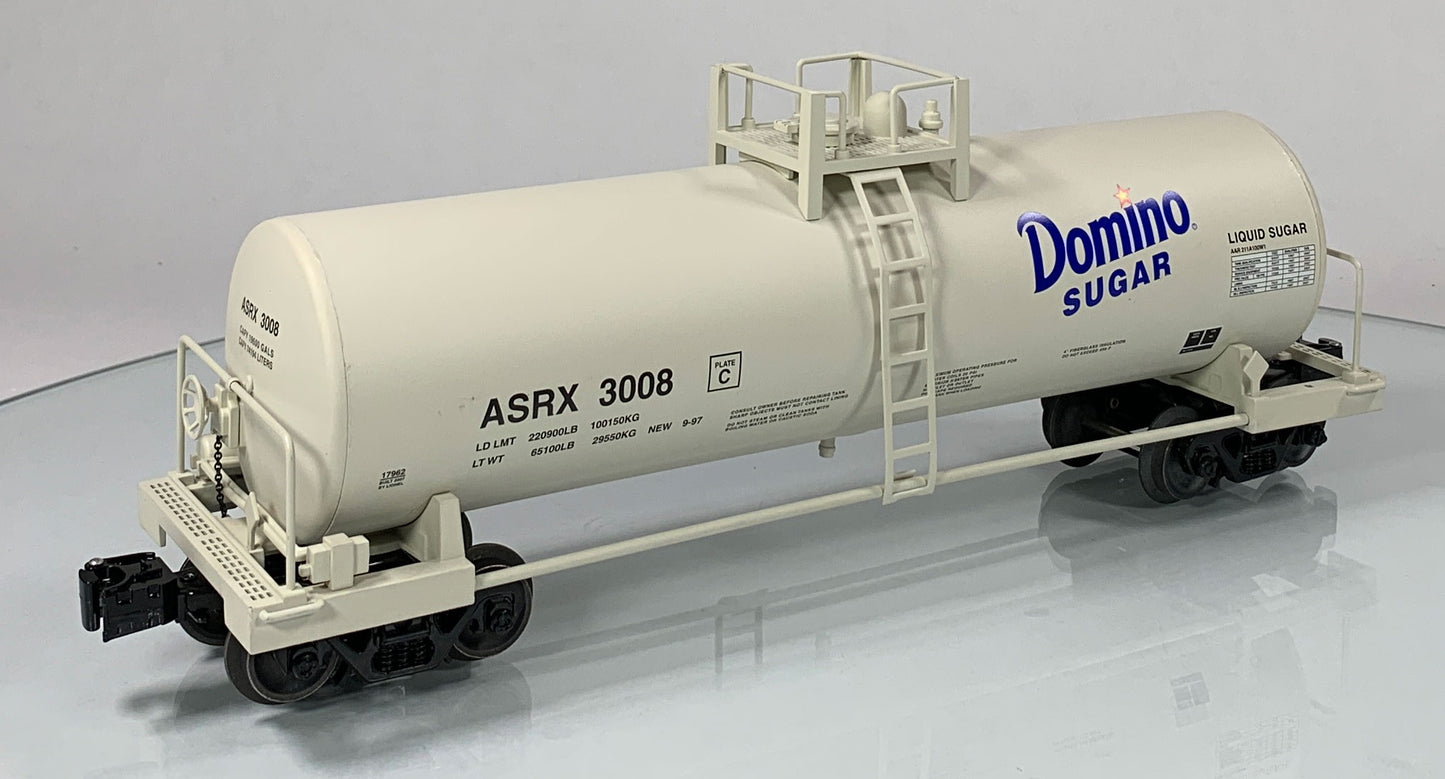LIONEL • O GAUGE • 2007 Domino Sugar Tank Car 6-17962 • NEW OLD STOCK