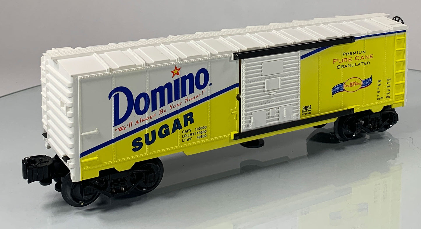 LIONEL • O GAUGE • 2006 Domino Sugar Operating Boxcar 6-26864 • NEW OLD STOCK