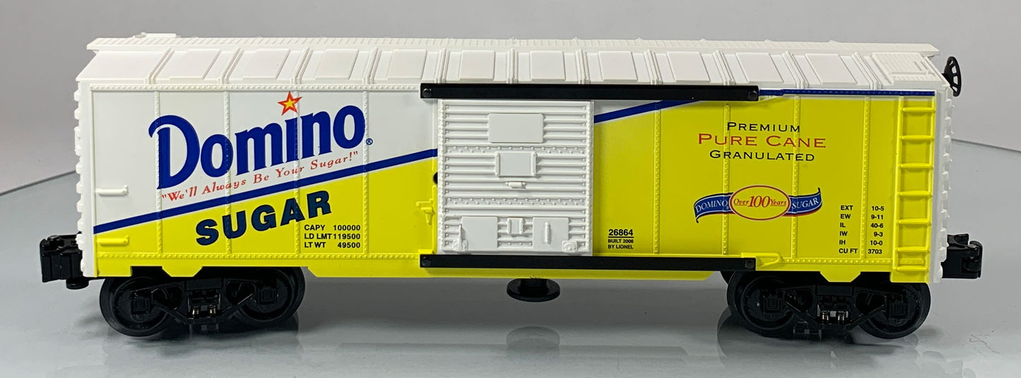 LIONEL • O GAUGE • 2006 Domino Sugar Operating Boxcar 6-26864 • NEW OLD STOCK