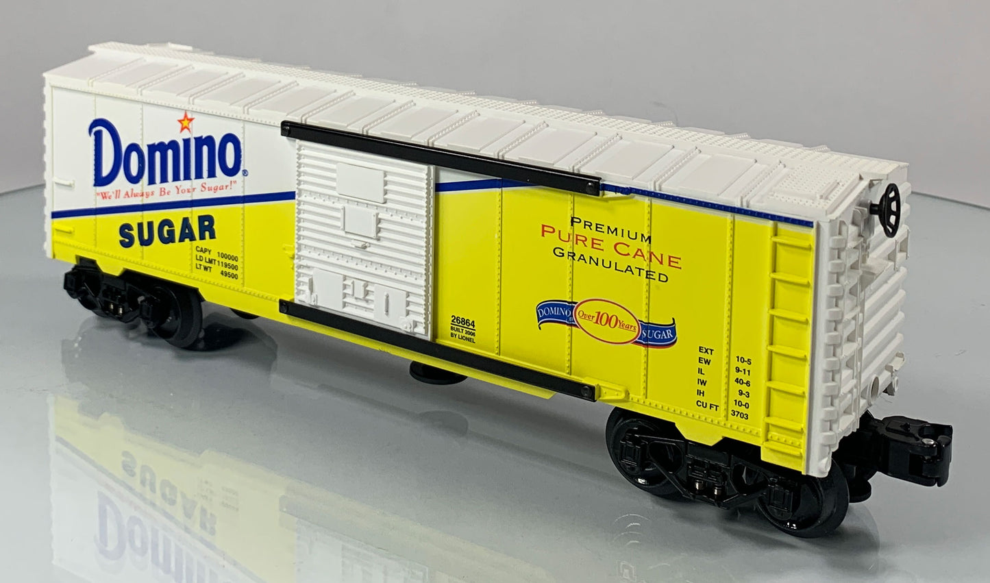 LIONEL • O GAUGE • 2006 Domino Sugar Operating Boxcar 6-26864 • NEW OLD STOCK