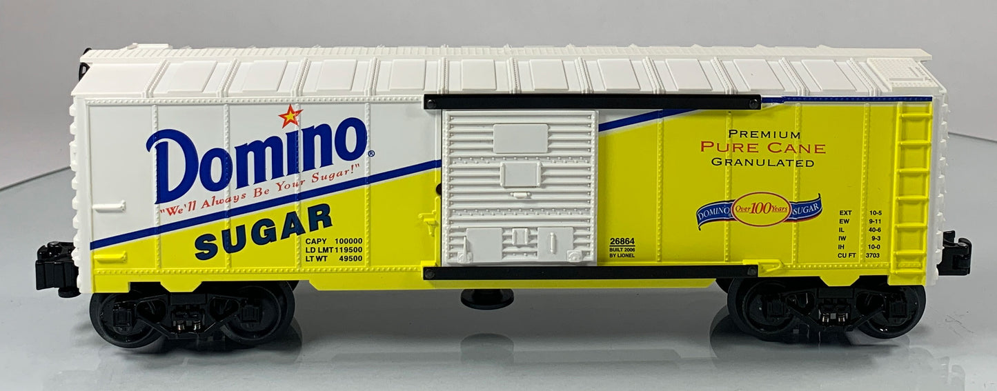LIONEL • O GAUGE • 2006 Domino Sugar Operating Boxcar 6-26864 • NEW OLD STOCK
