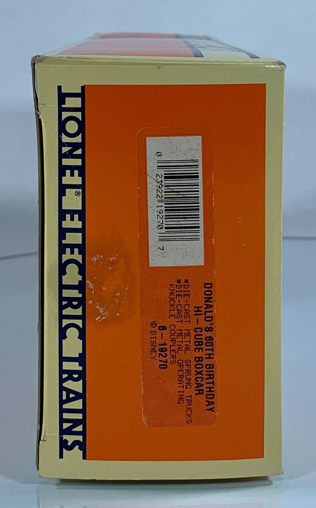 LIONEL • O GAUGE • 1995 Donald Duck 60th Birthday Box Car 6-19270 • NEW OLD STOCK