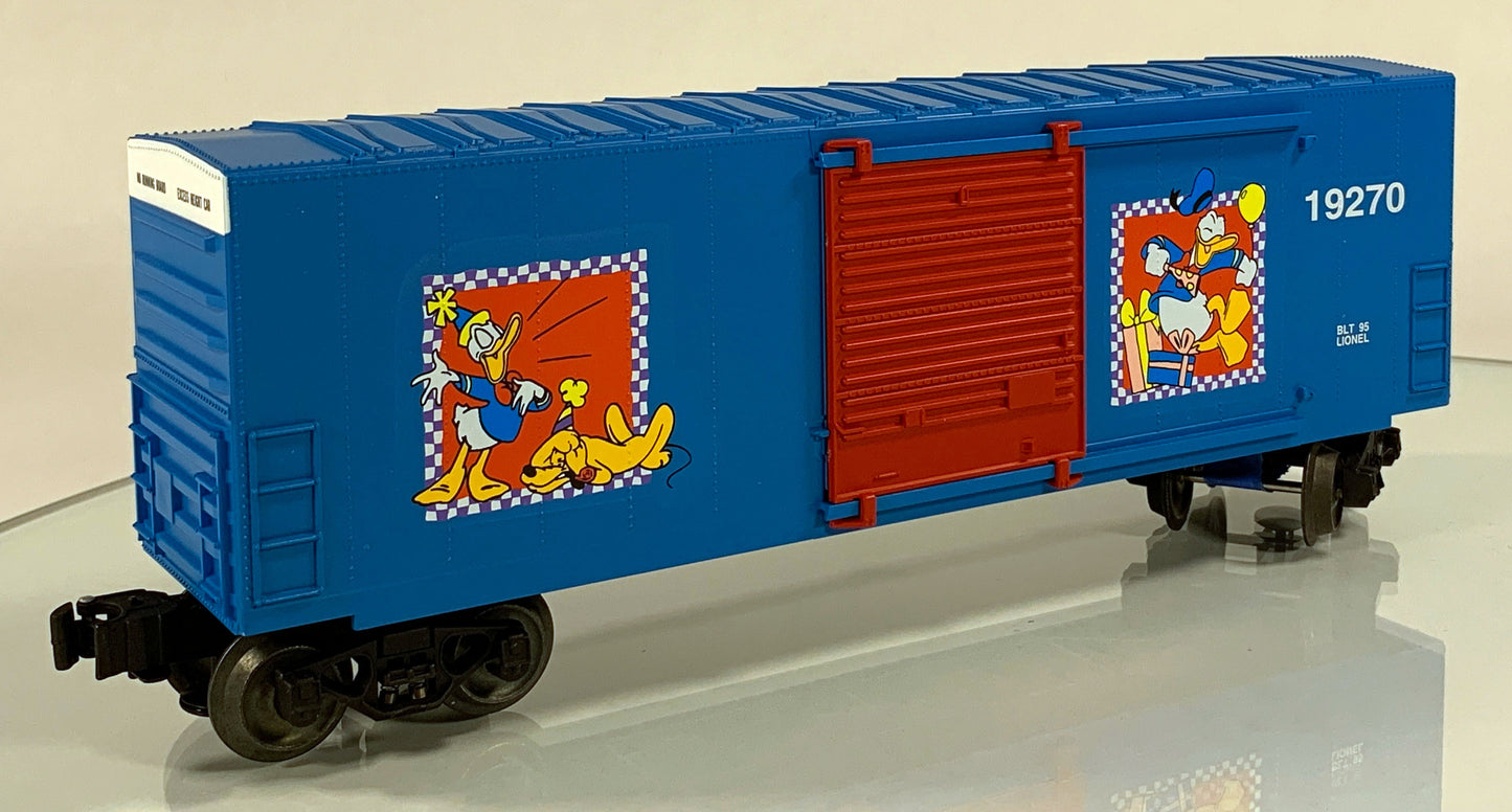 LIONEL • O GAUGE • 1995 Donald Duck 60th Birthday Box Car 6-19270 • NEW OLD STOCK