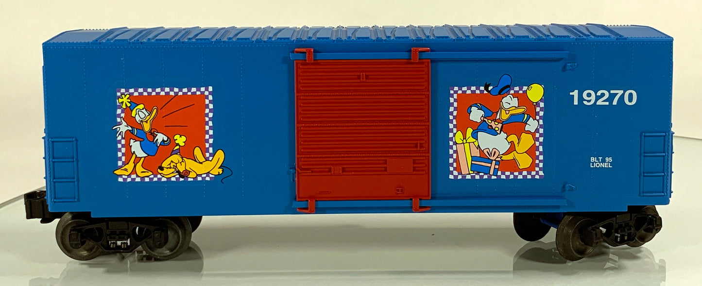 LIONEL • O GAUGE • 1995 Donald Duck 60th Birthday Box Car 6-19270 • NEW OLD STOCK