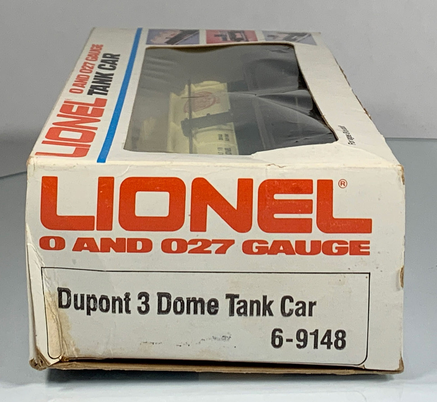 LIONEL • O GAUGE • 1976 Dupont Three Dome Tank Car 6-9148 • EX COND