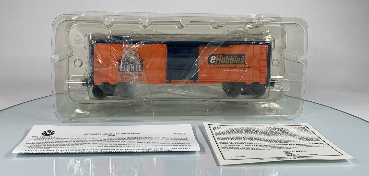LIONEL • O GAUGE • Limited Edition 2000 eHobbies Boxcar 6-36226 • NEW OLD STOCK