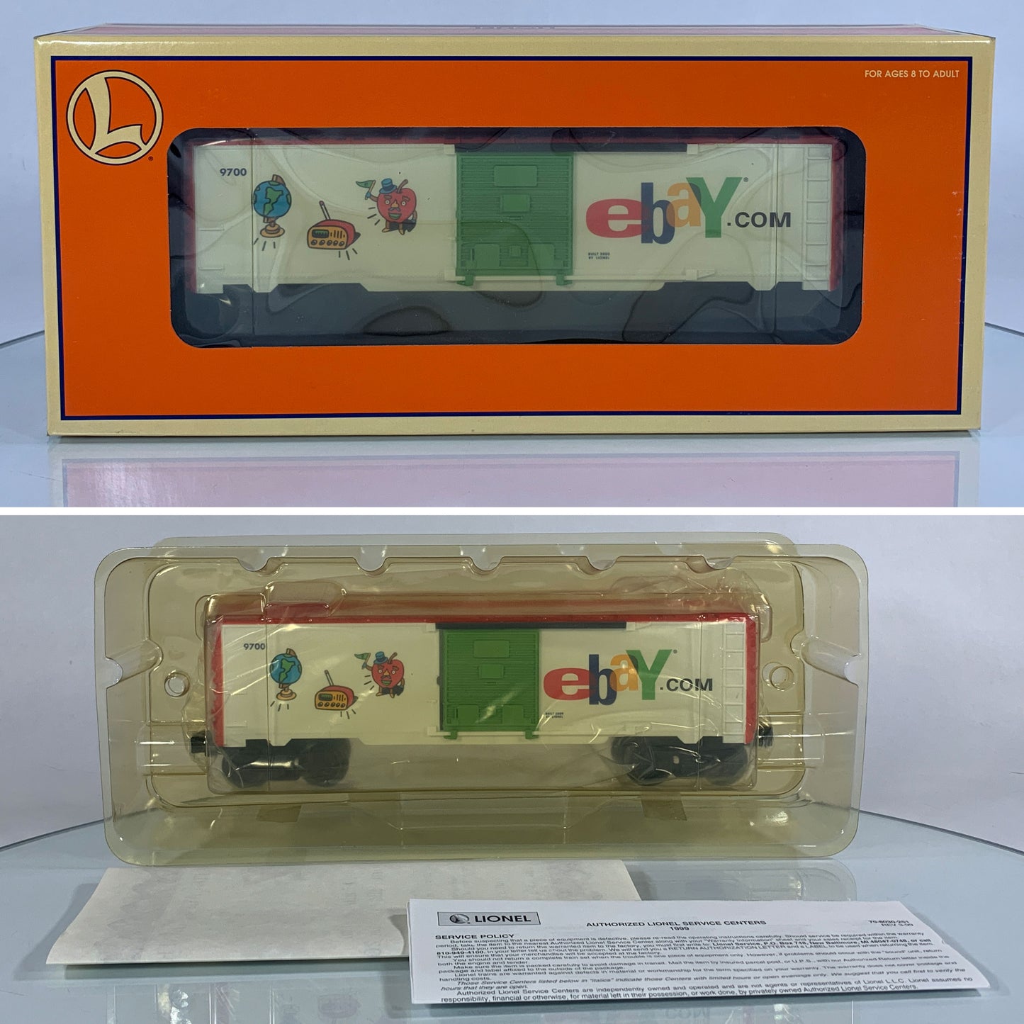 LIONEL • O GAUGE • 2000 Ebay Limited Edition #346 of 500 Boxcar 6-36205 • NEW OLD STOCK