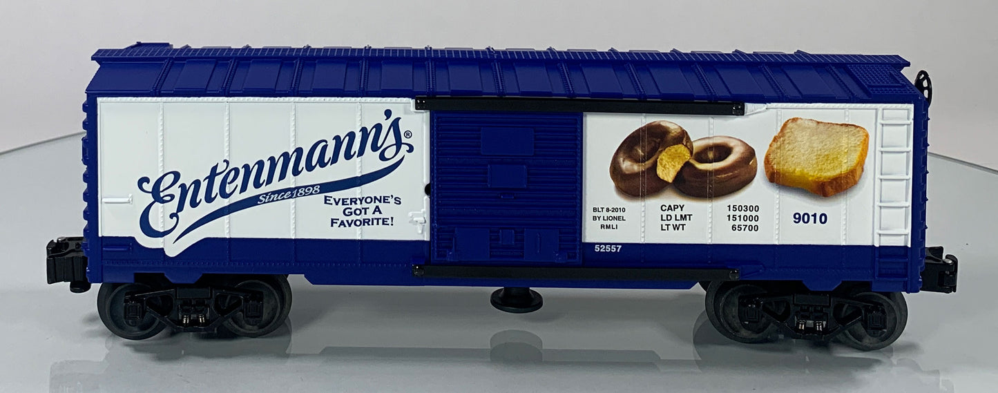 LIONEL • O GAUGE • 2010 Entenmann’s Operating Boxcar 6-52557 • NEW OLD STOCK
